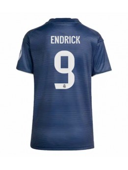Real Madrid Endrick #9 Replika Borta Kläder Dam 2025-26 Kortärmad